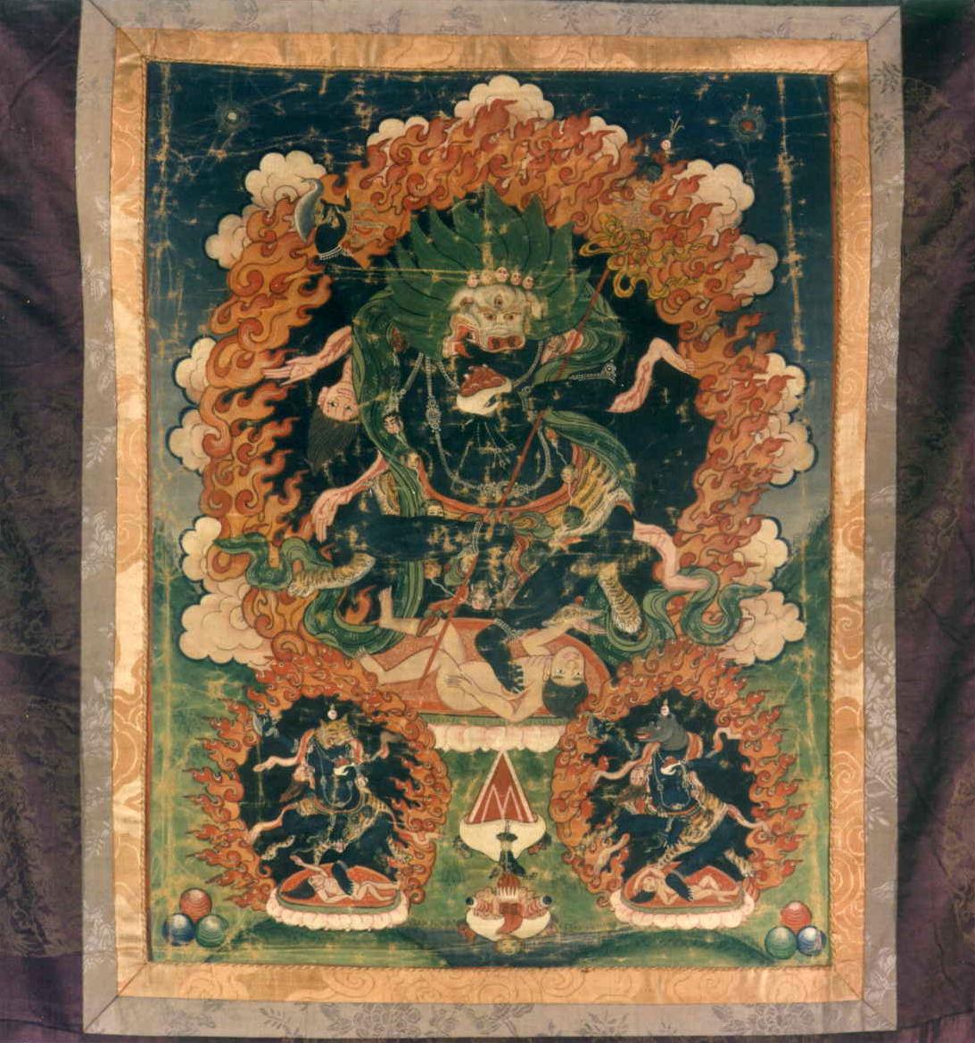8. Yama Dharmaraja, uno de los ocho Dhamarmapala.