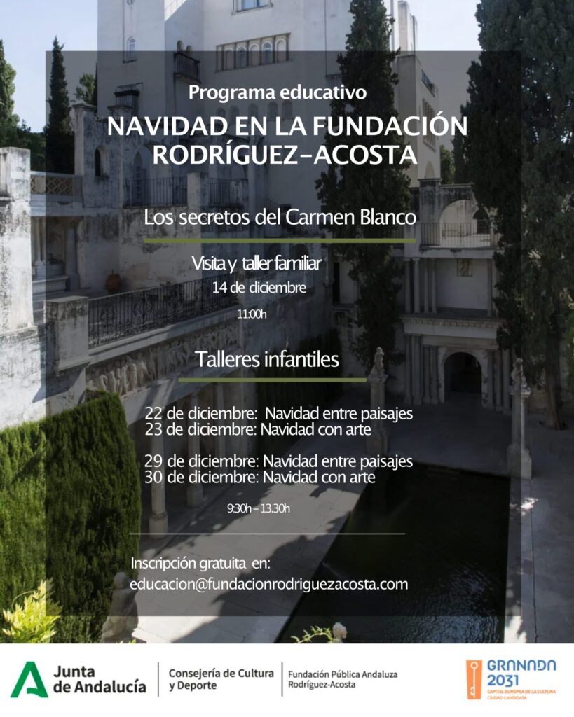Programa Educativo. Talleres Navidad 2025