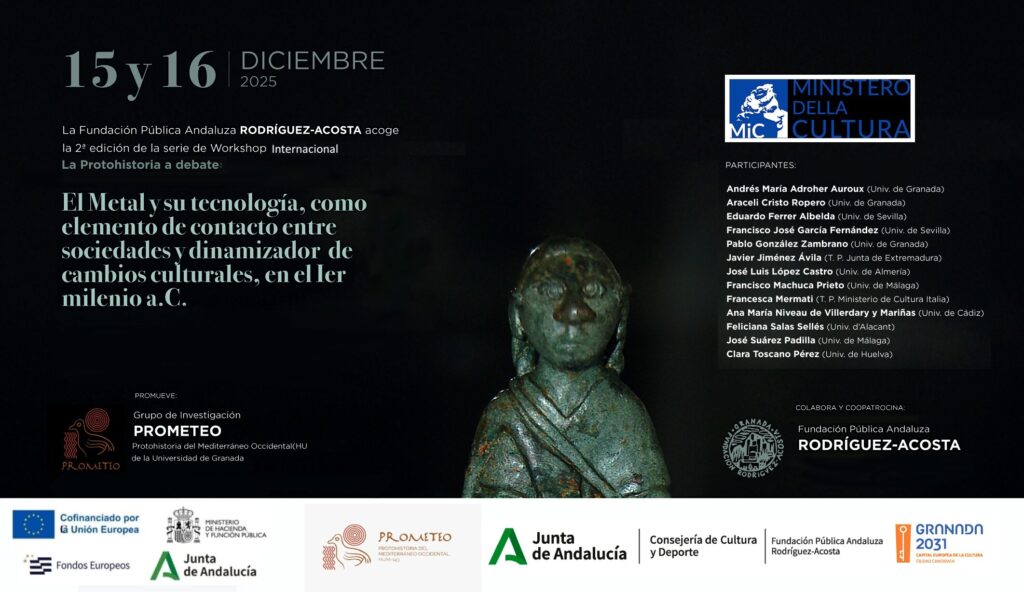 Reunión de expertos: "El metal y su tecnología ..." 15 y 16 diciembre 2025